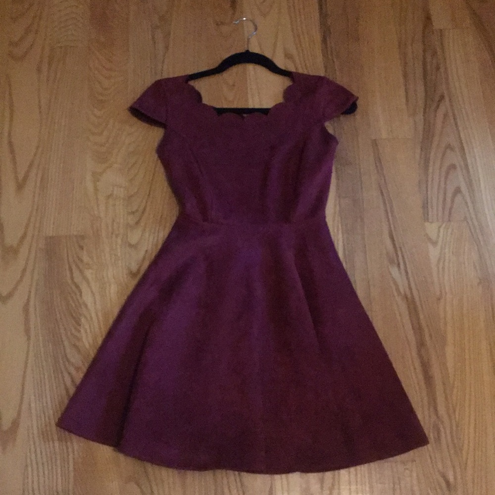 Burgundy Lulus dress